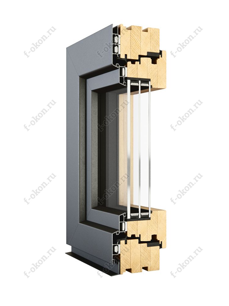Squared Wood Alu 92